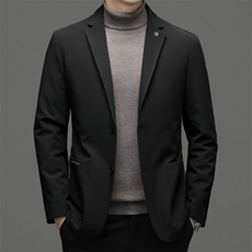 BZ8118主推西装羽绒服男士精品四面弹鸭绒85绒子含量单西羽绒，男装羽绒服，钱塘207-2