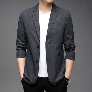 QR118钱塘2020-2中青年男士春秋薄款休闲时尚简约西服外套P142图片