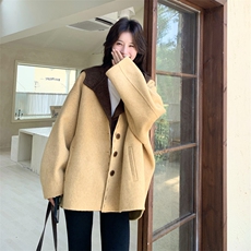 上新！2C113-1802-P300-K428双面羊绒外套两件套，女装羊绒大衣，2C113