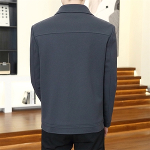 春秋现货主推男士翻领简约休闲百搭夹克外套上衣JKD03P90图片