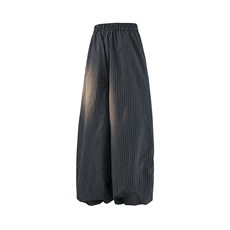 6XL-M美式复古休闲格子裤男阔腿裤灯笼裤K9187-P46260g，男装休闲裤，电商D206-1
