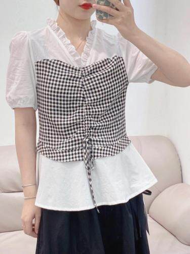 夏季新款韩版小衫，女装，依洛菲
