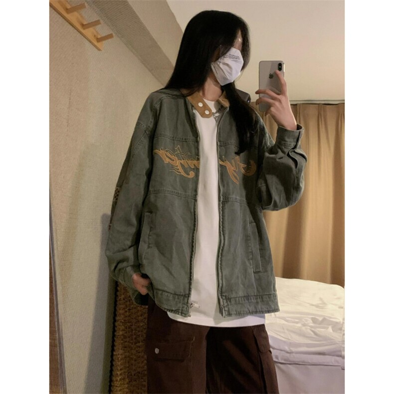 【有货】cleanfit刺绣牛仔外套男高级感痞帅夹克JK8635LL-特P85,男装夹克,星座1007（原301D）