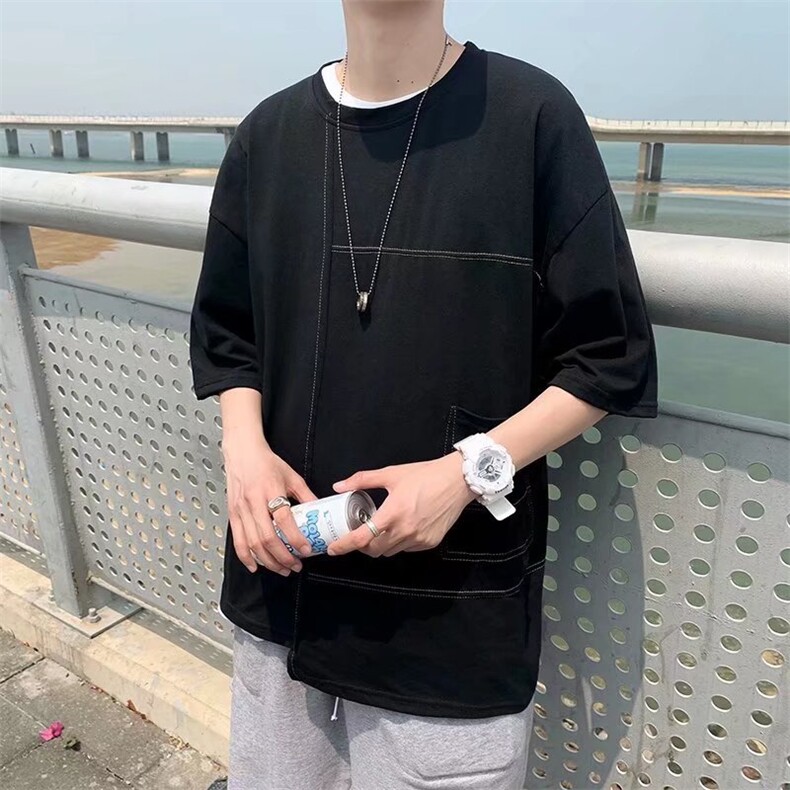 男圆领T恤宽松短袖T208P26,男装T恤,星座1116-2
