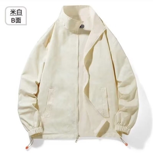 1506/Q22610/P44男装春秋假两件外套男士翻领百搭高级夹克上衣服图片