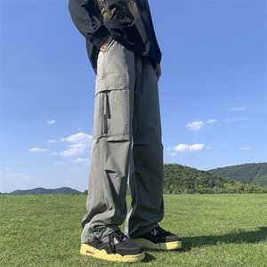 设计感休闲裤直筒机能长裤运动裤男登山防水冲锋裤K6601/P50图片