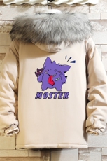 MM48087-P130冬季大毛领衣男士大码加厚袄男服砖墙，男装棉衣，电商A040A
