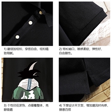 PL57005-P35翻领短袖polo衫男大码胖子半袖t恤男有领保罗衫，男装Polo衫，电商A040A