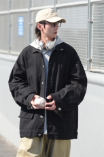 JK6089/P68秋装Cityboy港风工装立体大口袋水洗夹克男大码上衣，男装夹克，电商A141