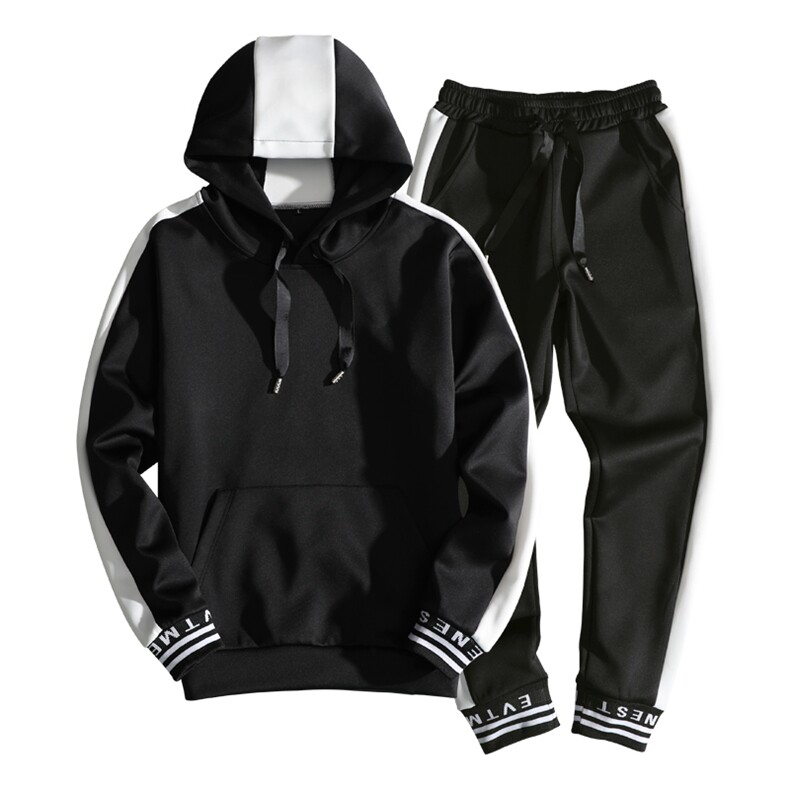 有报告潮流两件套运动服套装男士外套春季卫衣DS53T,男装卫衣,电商A102
