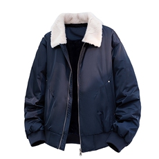可拆卸毛领羽绒服男情侣冬季复古美式短款外套XZ309Y95750P188，男装羽绒服，星座309（原A406）