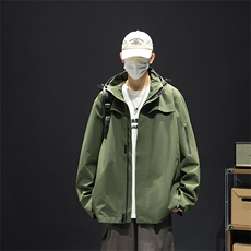 新款男女高品质户外登山服青少年学生冲锋衣夹克外套HS6606-P65，男装夹克，星座1206（原A206）