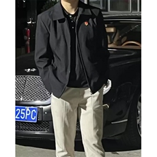 行政夹克成熟稳重男装领导干部厅局风痞帅高级感外套8040-P50，男装夹克，星座1007（原301D）