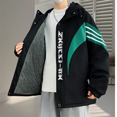 男青年休闲工装加绒夹克加绒加厚夹克棉服保暖外套LH6893-P100，男装夹克，星座1105-3