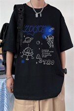 夏季新款港风男女创意字母印花200克纯棉T恤短袖T05P25，男装T恤，电商A161-2