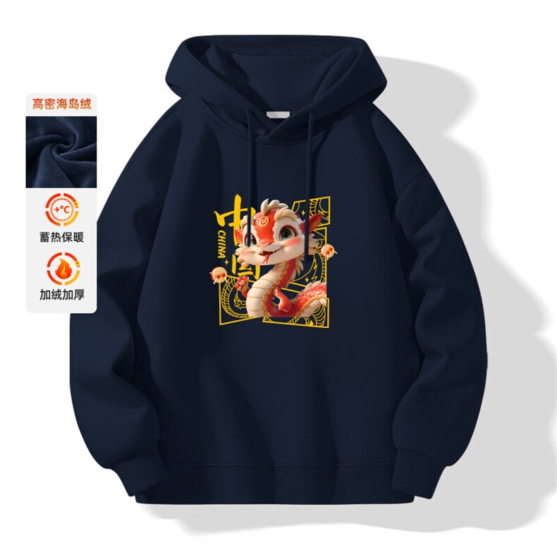 抖音得物供货可提供视频买家秀秋冬重磅美式宽松连帽卫衣DL2292,男装卫衣,电商A486
