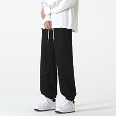 高品质无影墙休闲裤男裤宽松束脚大码卫裤MYK23-9751-P45，男装休闲裤，星座717