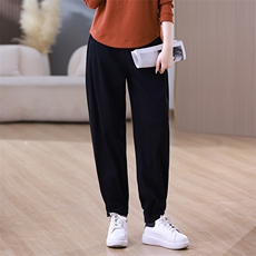 中年女春秋长袖卫衣裤子2025新款洋气妈妈装半开领运动，女装休闲裤，璐依舞