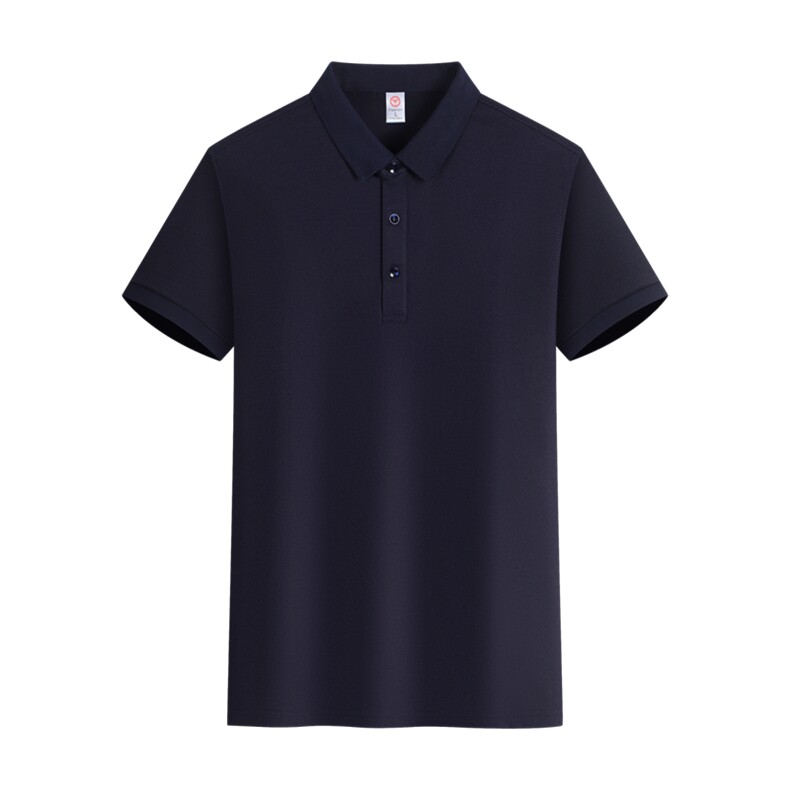 2025春季翻领纯色polo衫定制短袖团服388-p26,男装T恤,星座1602B（原101B-1）