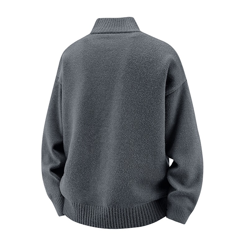 MK6964-CG-3DP59拉链开衫毛衣立领休闲情侣上衣男开衫外套,男装针织衫/毛衣,星座510A-5