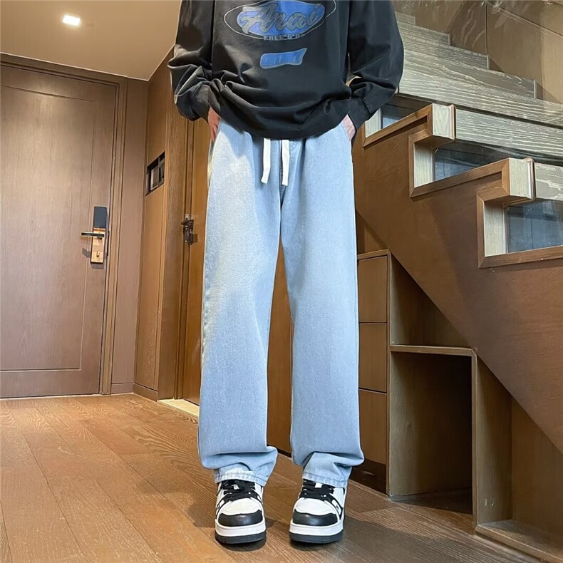 2024美式牛仔裤男款春季长裤潮H803P43,男装牛仔裤,星座1116-2