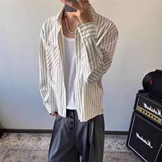 衬衫男情侣外套慵懒时尚港风潮流休闲流行新款气质帅气潮牌，男装衬衫，星座410-6（原星座1304-1）