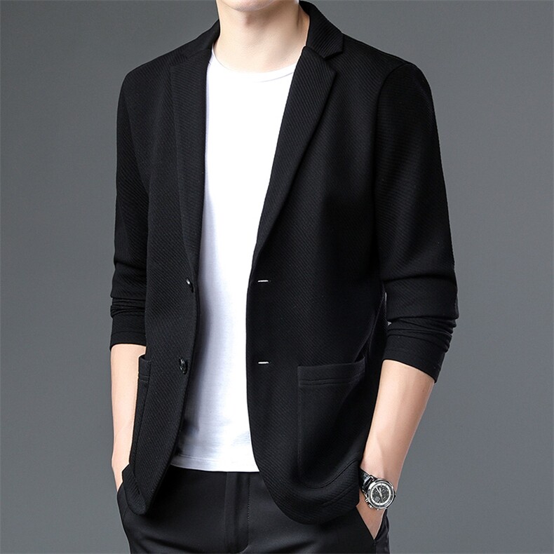 DN21QW003男士2023秋新款长袖西服休闲外套单西修身小西装P153图片