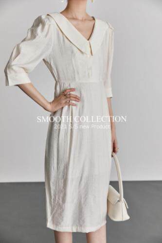 半袖连衣裙sm，女装连衣裙，SMOOTH