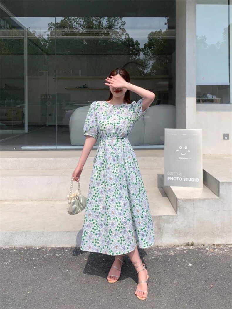 韩版连衣裙，女装连衣裙，阿爆