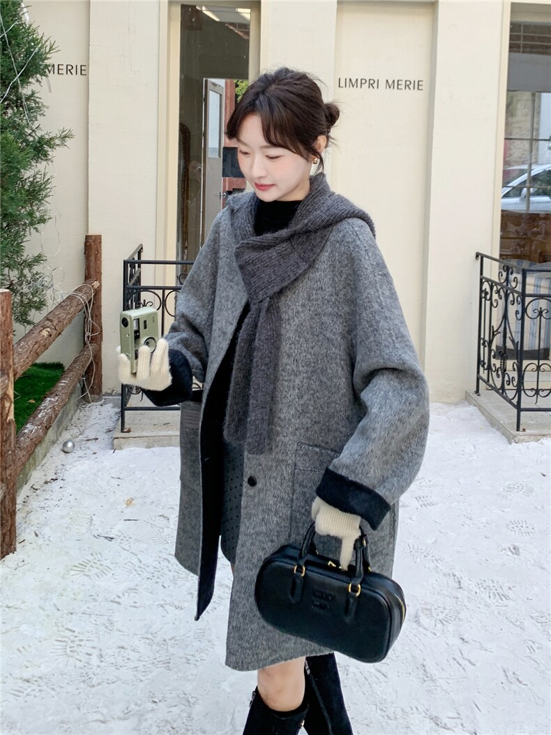 现货2025羊毛大衣70羊毛210-3297-P295-K428羊毛,女装双面呢大衣,浙宝210（原浙宝191）