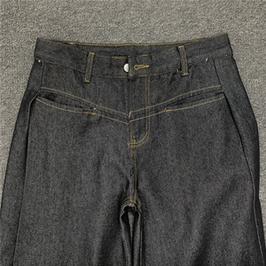 xz905-Z083#P65 美式高街宽松阔腿牛仔裤图片