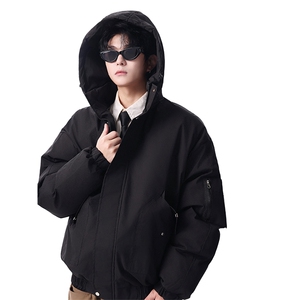 棉服男冬季新款港风宽松连帽棉衣MF9006-P90图片