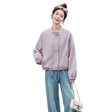 欧货高级感淡黄色白皮衣外套女2026春秋新款蝙蝠袖pu短夹克小个子，女装皮衣，美拉德工厂直营店