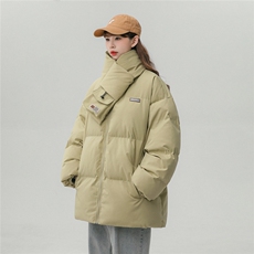 1中性风可拆卸围脖百搭棉衣女棉服女抖音外套女8737P120控158，女装棉衣/棉服，星座226-2