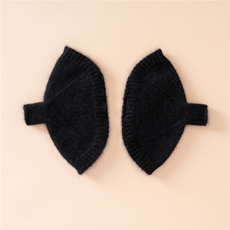 秋冬季针织毛线半指手套男女士保暖手套露指手套冬天，手套，朴石羊绒