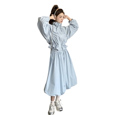 【现货】蓝色法式减龄收腰套装裙088-9906p145k198，女装套装/套裙，2C088