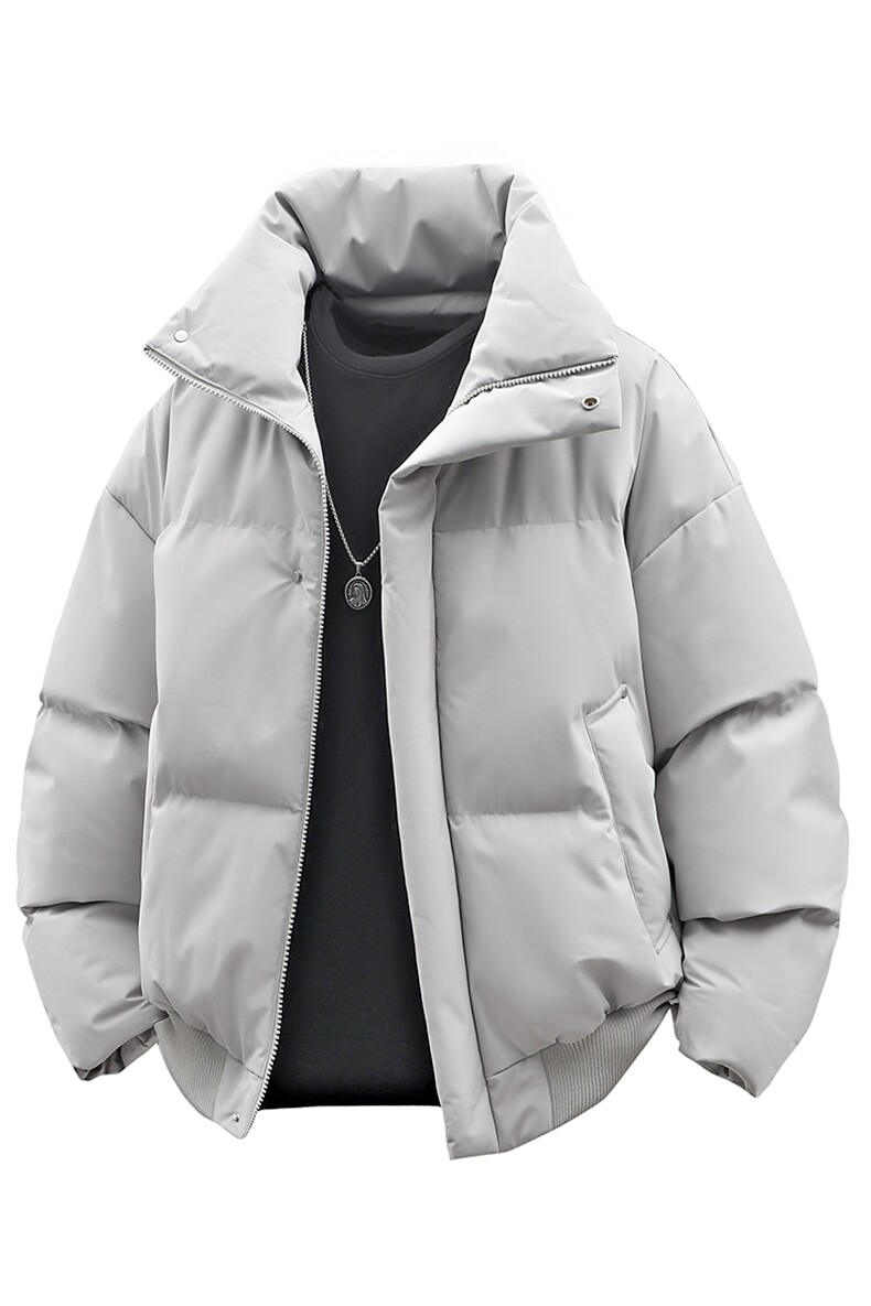 冬季clean纯色棉服潮流中性加厚短款棉衣HZ8816-特P68不议价,男装棉衣,星座610B-1