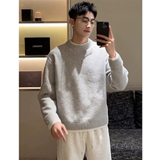 网图有货假两件毛衣男女秋冬韩系内搭打底针织衫外套A1223-P63，男装T恤，星座1505