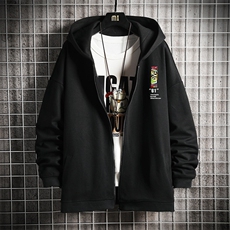 KS21169-P38加绒款-P43连帽开衫卫衣男运动外套大码班服网格，男装卫衣，电商A040A