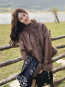 超好看真狐狸毛皮草外套90羽绒服2C259-9992-P375-K548图片