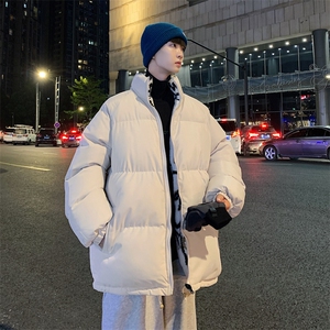 港风2026新品冬季宽松情侣装男装棉衣棉服冬装加厚外套D003-P88图片