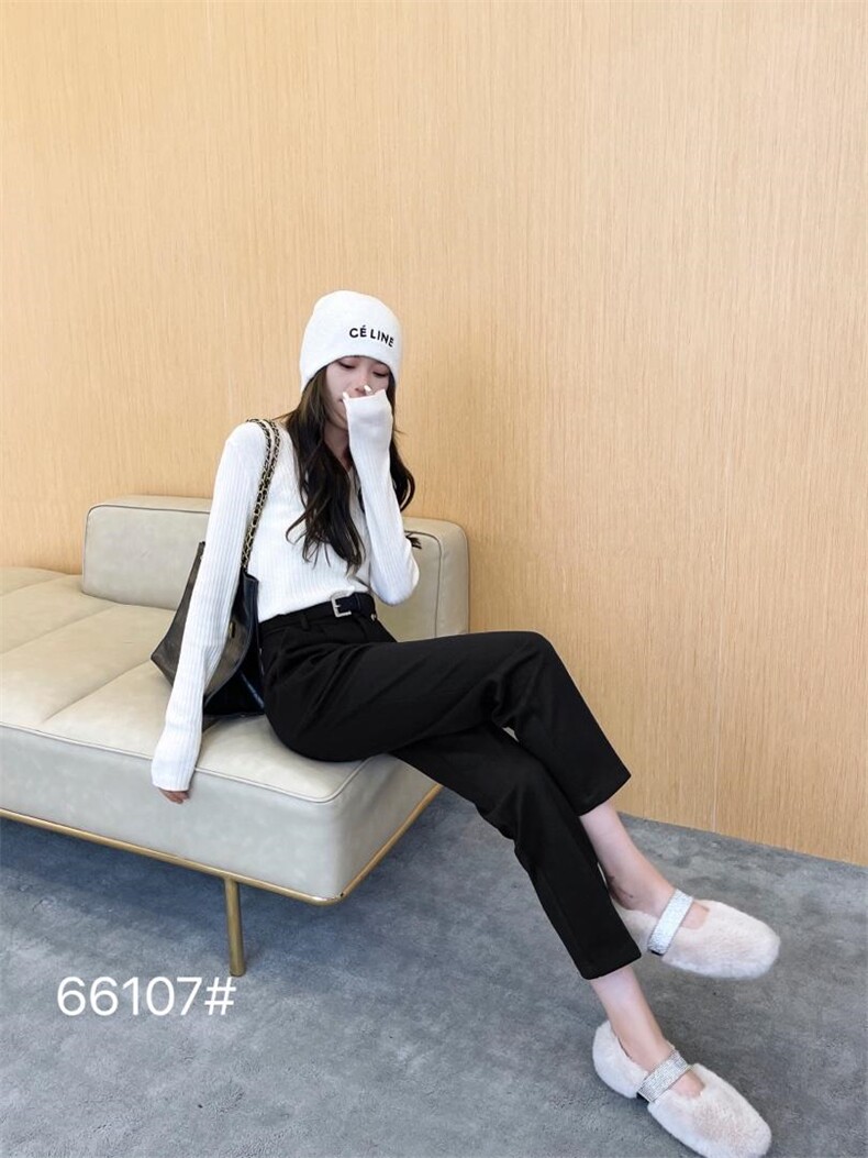 冬季新款尼料拉绒时装裤，其它，千百莲