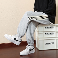 棉M-8XL秋季新款大码束脚潮流休闲卫裤109-K613-P50，男装休闲裤，星座109-1