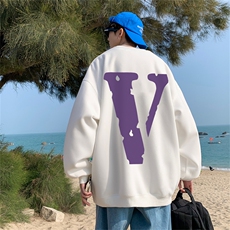 ！22秋季新款宽松大码港风紫色大V卫衣WY71-P30控48，男装卫衣，星座508（原C305）