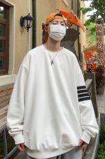 卫衣男长袖圆领宽松套头青年卫衣外套打底衫A071-W10-P50，男装卫衣，电商A071
