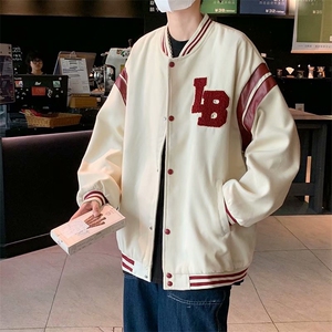 复古刺绣棒球服ins休闲情侣夹克春秋季潮宽松美式外套 W5191-P50图片