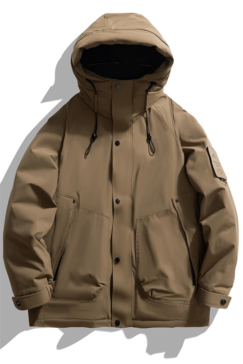 新款情侣款休闲户外90绒户外羽绒服控价279-613B-8018-P210,男装羽绒服,星座613B