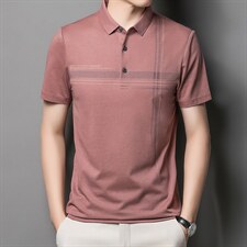 短袖T恤男夏季半袖POLO衫新款男士半截袖商务中青年休闲体恤，男装T恤，电商B212（原钱塘6029）