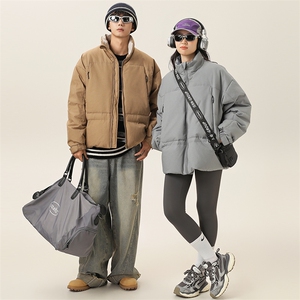 2025冬季新款男日系潮牌立领白鸭绒羽绒服加厚外套棉衣YR52-F265图片