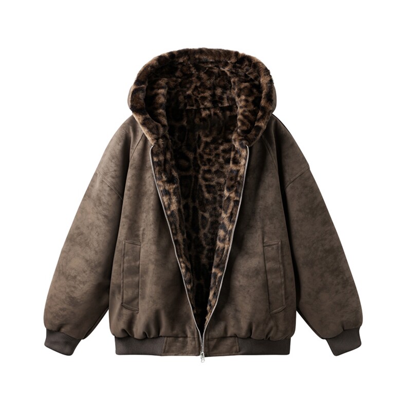新款冬季豹纹两面穿皮衣xz906-Y149特P105，男装皮衣，星座906（原电商a316-1）